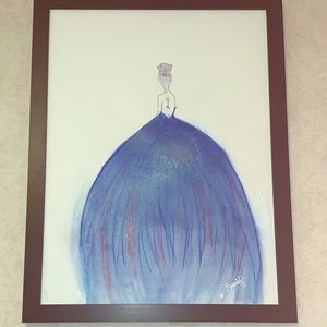 My Mixed Media Dress Sketch